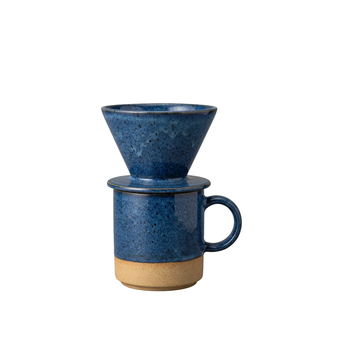 The mug and dripper photo on plain white